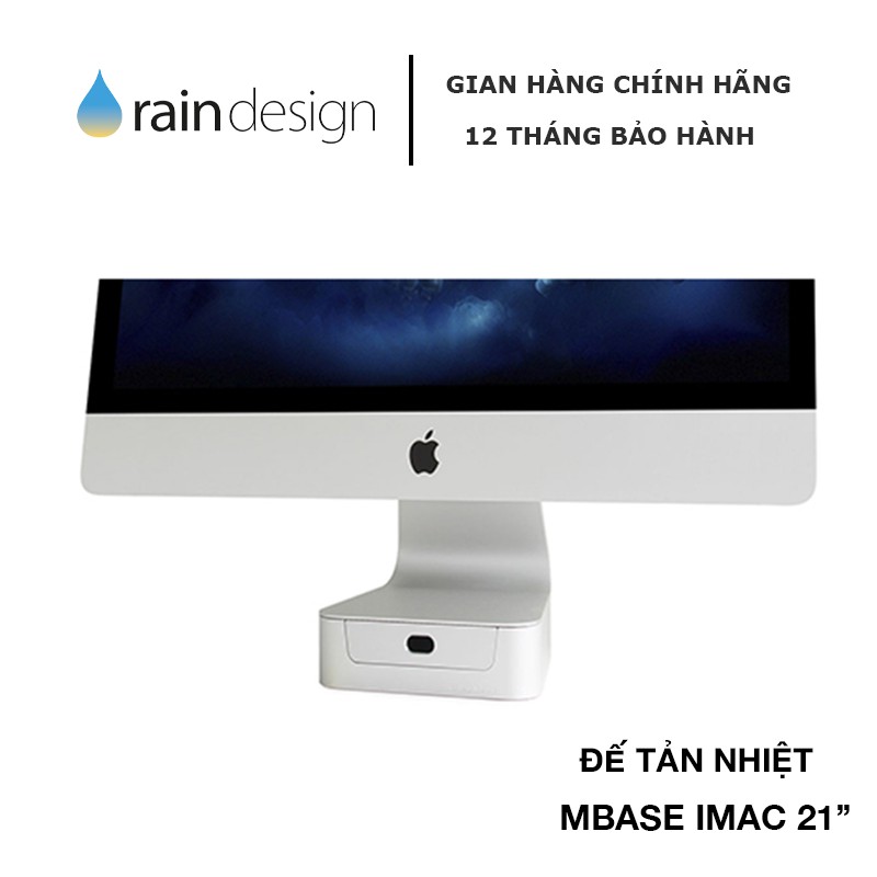 ĐẾ TẢN NHIỆT RAIN DESIGN (USA) MBASE IMAC 21&quot; Silver - RD-10043 - HÀNG CHÍNH HÃNG