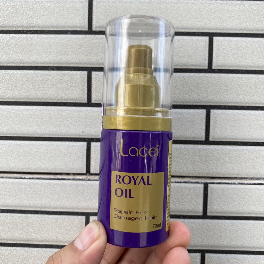 Dầu dưỡng bóng tóc và nuôi dưỡng tóc Lacei Royal Oil 70ml