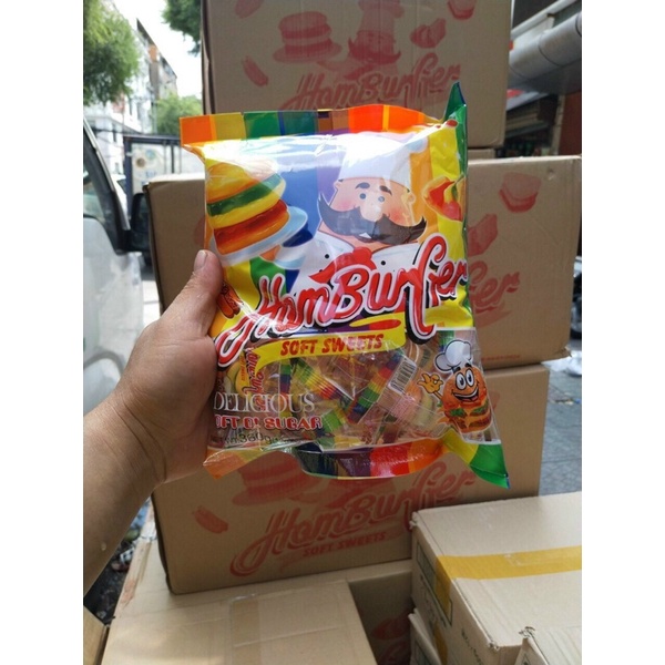 Kẹo dẻo hambuger 39k/gói 30 cái