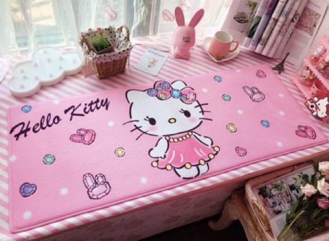 Thảm bông 45*120cm Hello Kitty