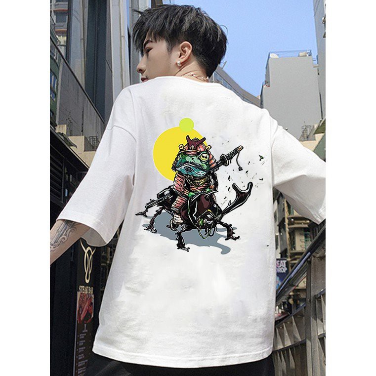 Áo thun unisex form rộng phong cách Nhật Bản đẹp độc lạ vải dày mịn 2019T1647