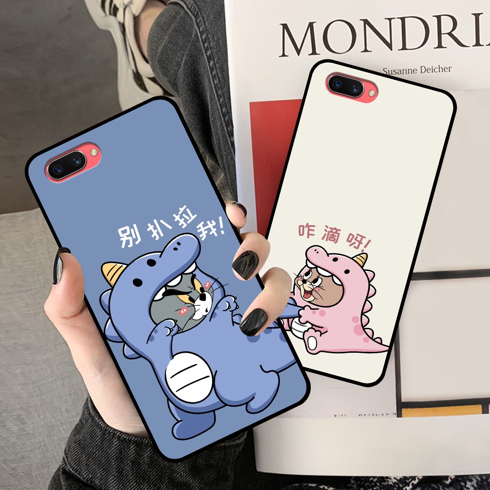 Ốp Oppo A3s / A1k in hình cặp đôi doremon, hổ, khủng long dễ thương