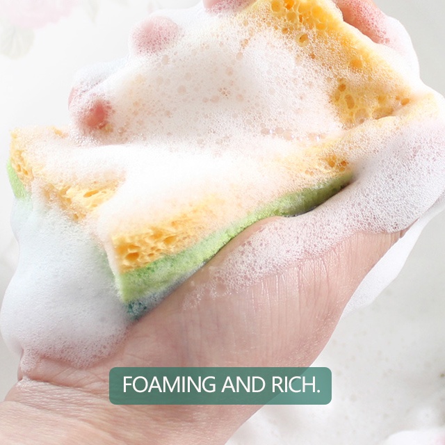 Miếng Bọt Biển Rửa Chén Chống Dính Dầu Tiện Dụng