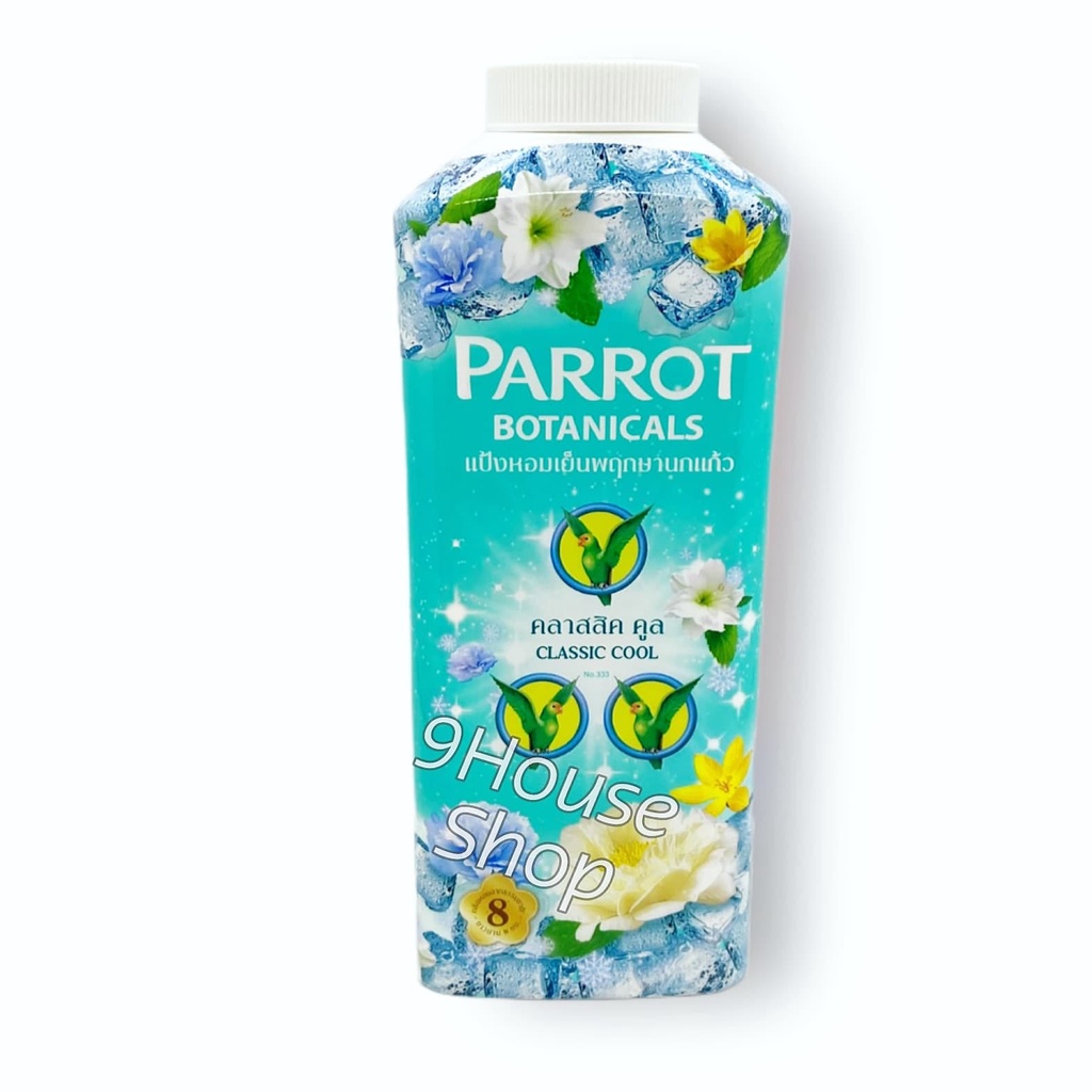 01 Chai Phấn Lạnh Hương Nước Hoa Con vẹt Parrot Botanicals 260gram Thái Lan