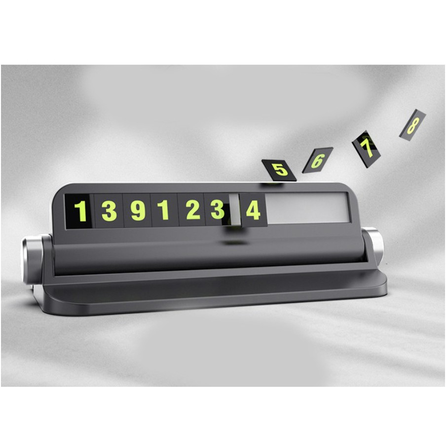 Bảng ghi số điện thoại đa năng kèm dãy số phản quang cho xe ô tô