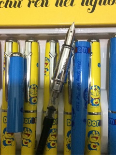15 bút máy doremon ngòi mài