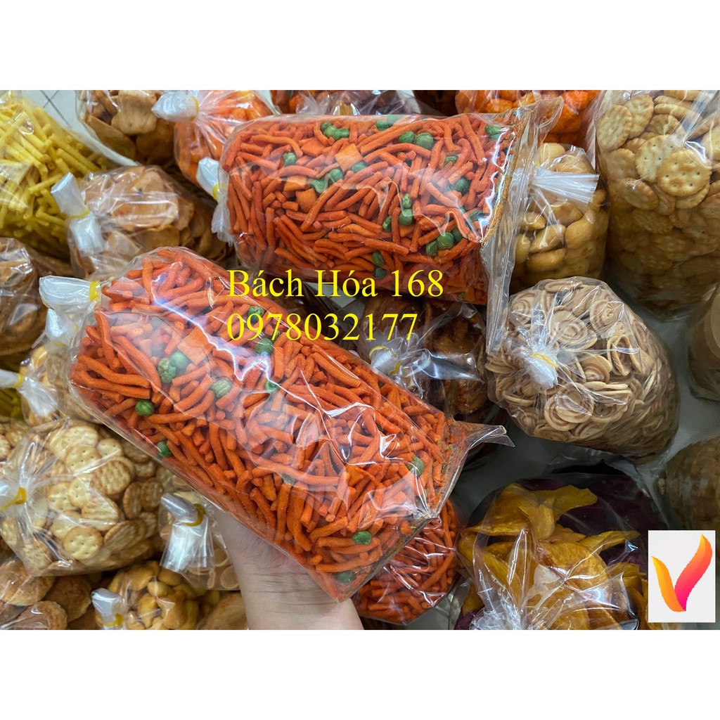 500g bánh bim bim que đậu hà lan (bánh que thập cẩm) cay giòn (1169)