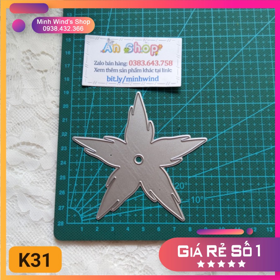 K31 - Khuôn Kim Loại Cắt Đài Hoa Hồng