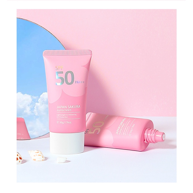 Kem Chống Nắng LAIKOU SPF50 PA + + + UV Bảo Vệ Da Chống Nước 50g