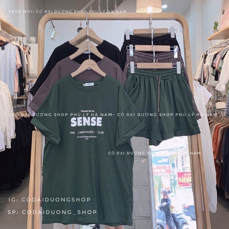 Sét bộ chữ SENSE - Bộ đùi thể thao