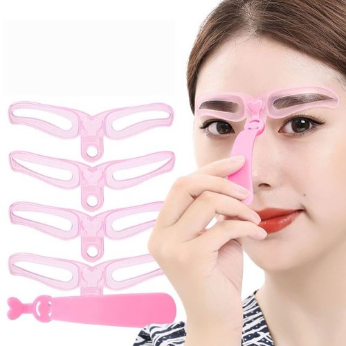 khuôn vẽ lông mày chữ T tiện dụng-hd365