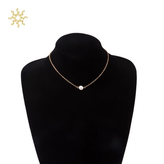 Dây Chuyền Mặt Ngọc Trai Bằng Thép Không Gỉ