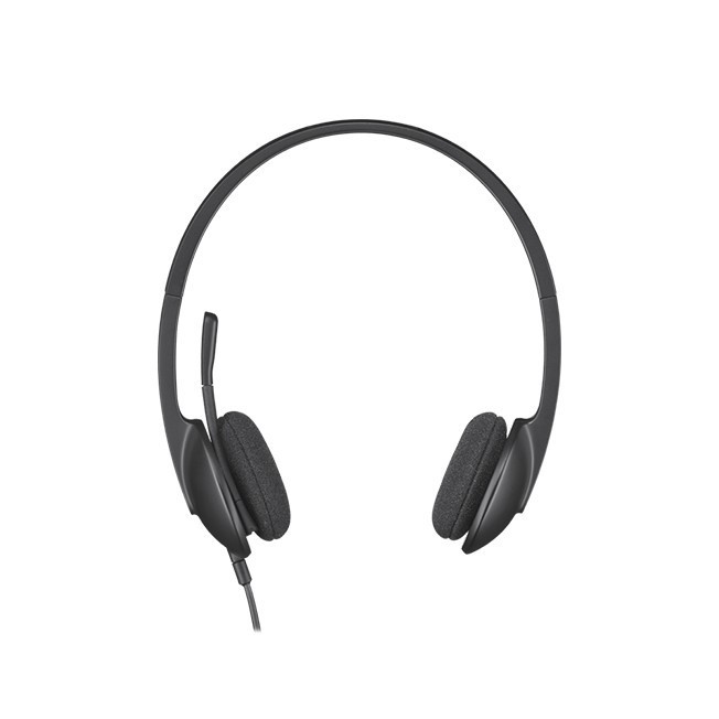 Tai nghe chụp tai LOGITECH H340(1 giắc USB) - Có míc khử tiếng ồn - Hàng Chính Hãng - Bảo Hành 2 Năm