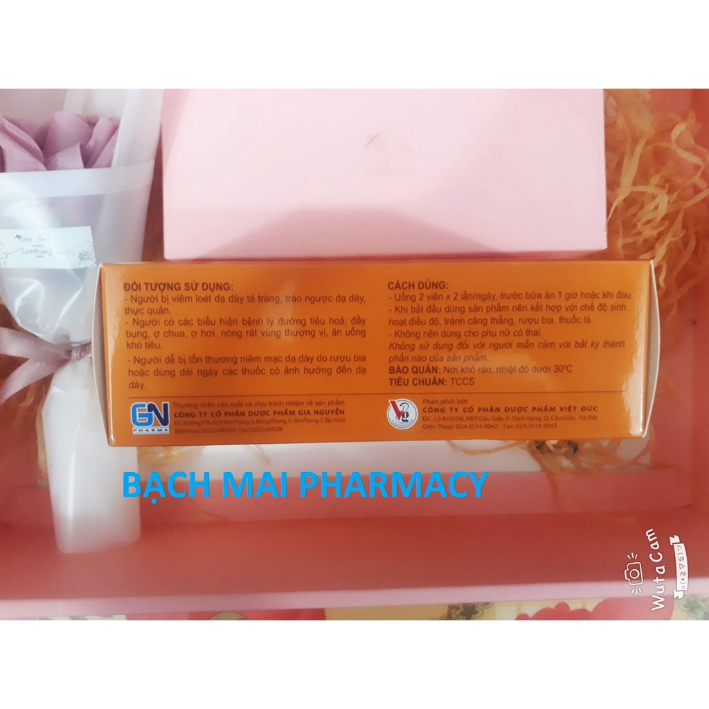(CHÍNH HÃNG) Viên uống dạ dày BÌNH VỊ HOÀNG, giúp giảm triệu chứng viêm loét dạ dày, tá tràng; bảo vệ niêm mạc dạ dày