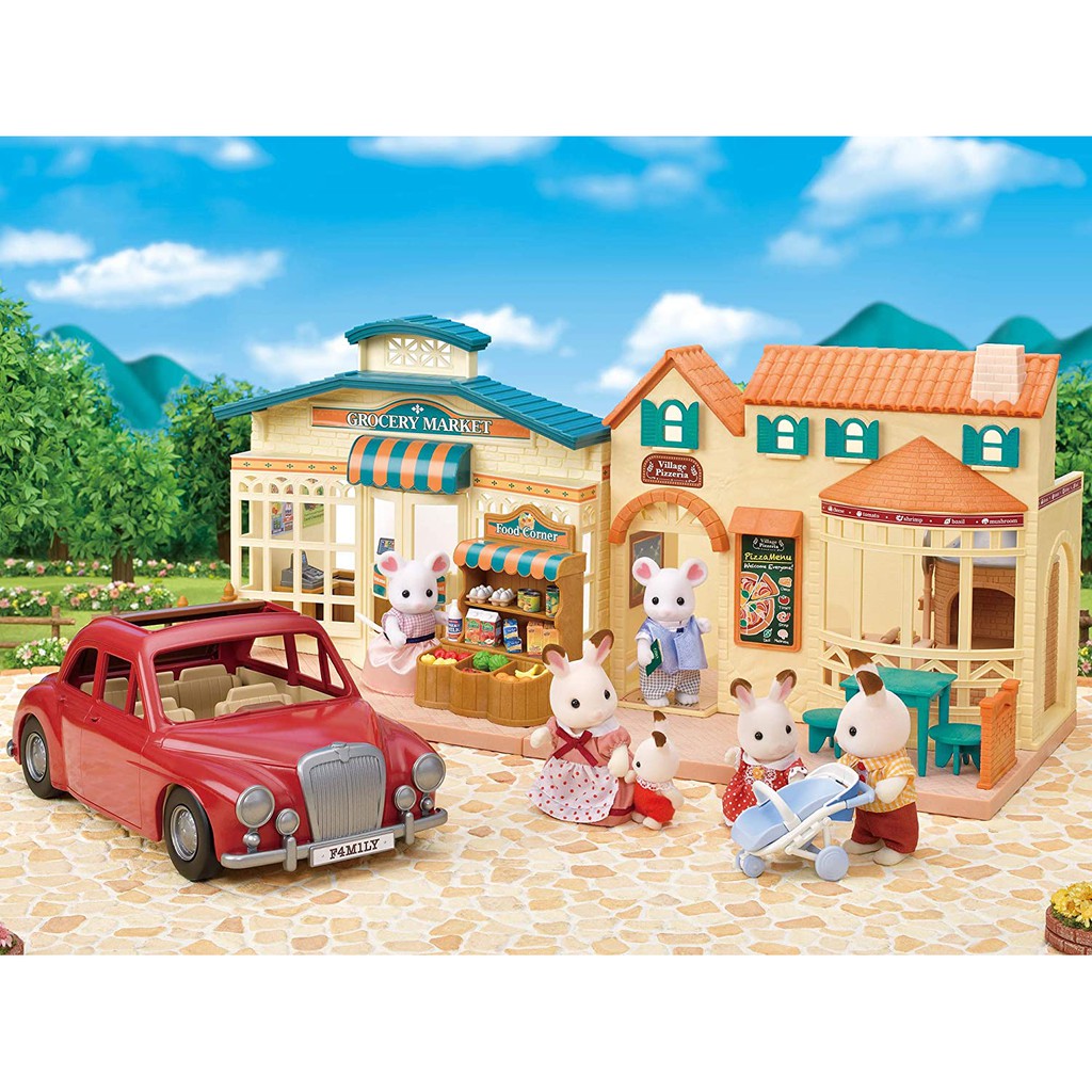 Đồ Chơi Sylvanian Families Xe Hơi Gia Đình Family Cruising Car