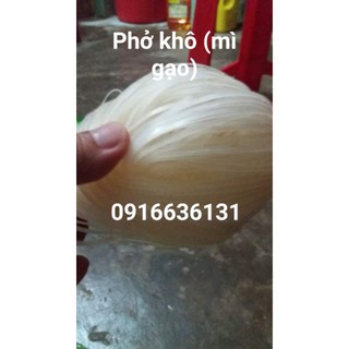 Freeship Xtra_1kg Phở khô (mì gạo) được 8-11 lọn tròn tùy kích thước