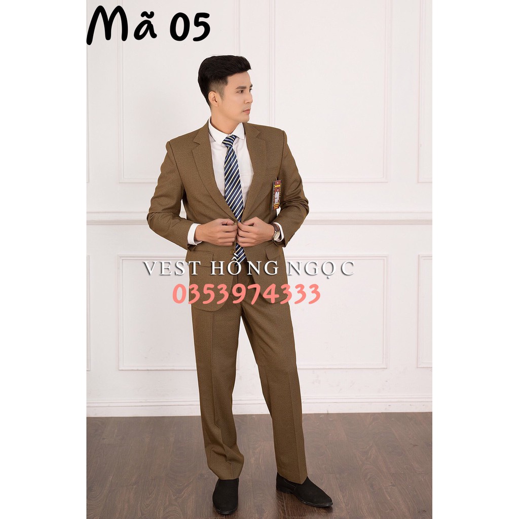 Vest Trung Niên Cao Cấp Hồng Ngọc