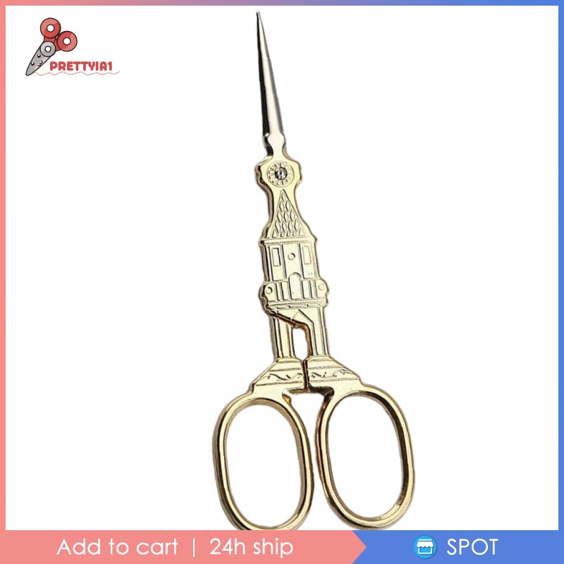 Kéo Cắt May Vá Bằng Thép Không Gỉ Phong Cách Cổ Điển Prettyia1