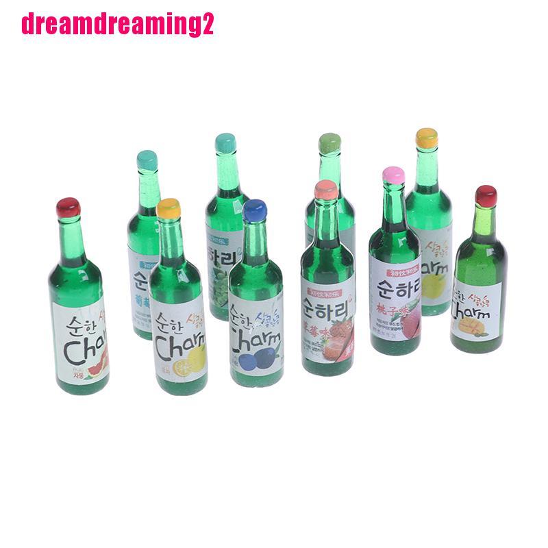 Set 10 Mô Hình Ly Rượu Vang Tỉ Lệ 1: 12 Trang Trí Nhà Búp Bê