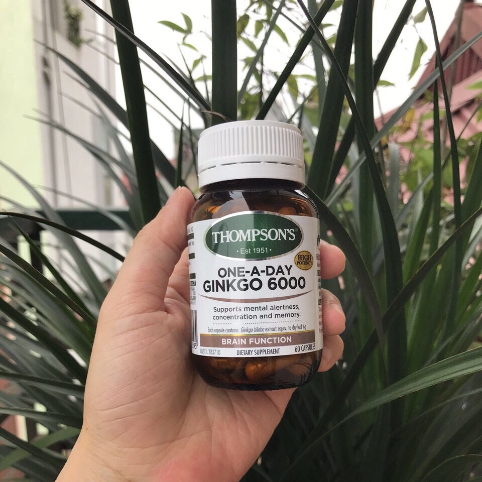 VIÊN UỐNG BỔ NÃO GINGKO THOMPSON 6000MG