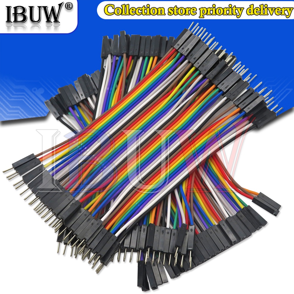 Set 40~120 Dây Cáp Dupont 40PIN 10CM Male Sang Female