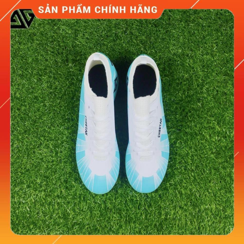 XẢ HÀNG Giày đá bóng đá banh nam cỏ nhân tạo AG Cheetah cổ thun BÁN RẺ NHẤT new new :