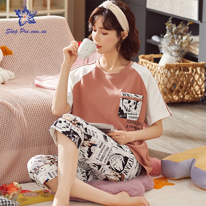 [Bộ Mặc Nhà Quần Lửng Cotton] - Tông Màu Nhẹ Nhàng - Thanh Lịch - Fashion