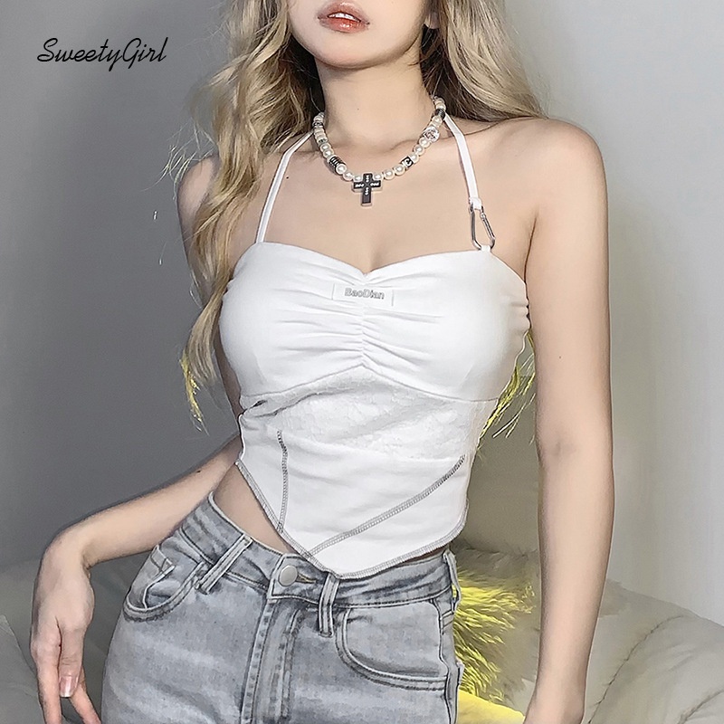 Áo Hai Dây Màu Trơn Ôm Dáng Hở Lưng Quyến Rũ Thời Trang Cho Nữ