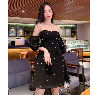 Đầm dự tiệc trễ vai siêu xinh