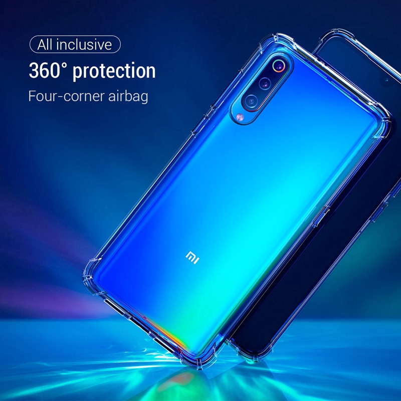 Casing Xiaomi Mi9T Mi 9T Pro Mi 9 Mi9 SE Shockproof Transparent Soft Silicone Phone Case