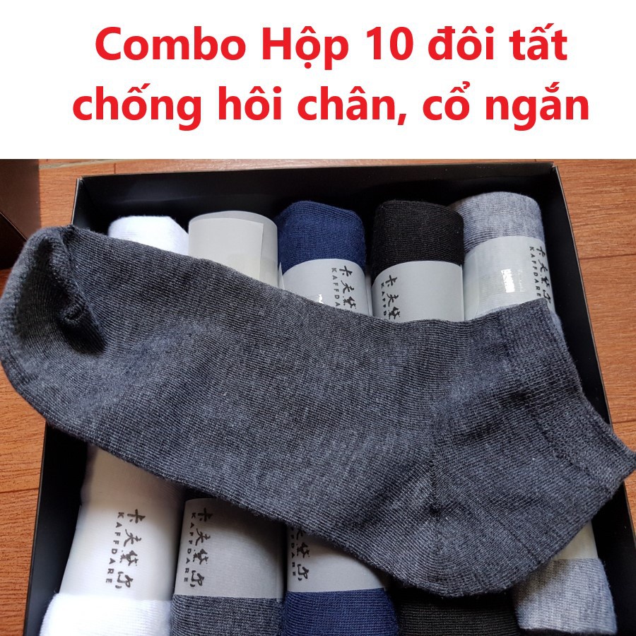 Hộp 10 Đôi tất chống hôi chân cổ ngắn (Hàng xuất Nhật) - HS Shop Thủ Đức