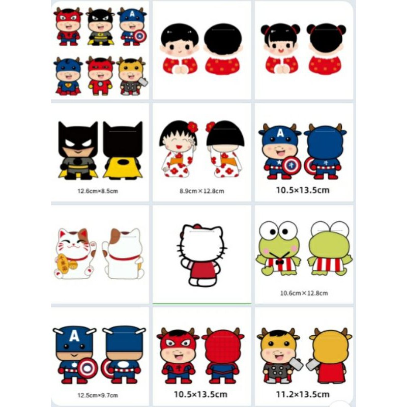 Combo 200 bao lì xì tết hoạt hình | BigBuy360 - bigbuy360.vn