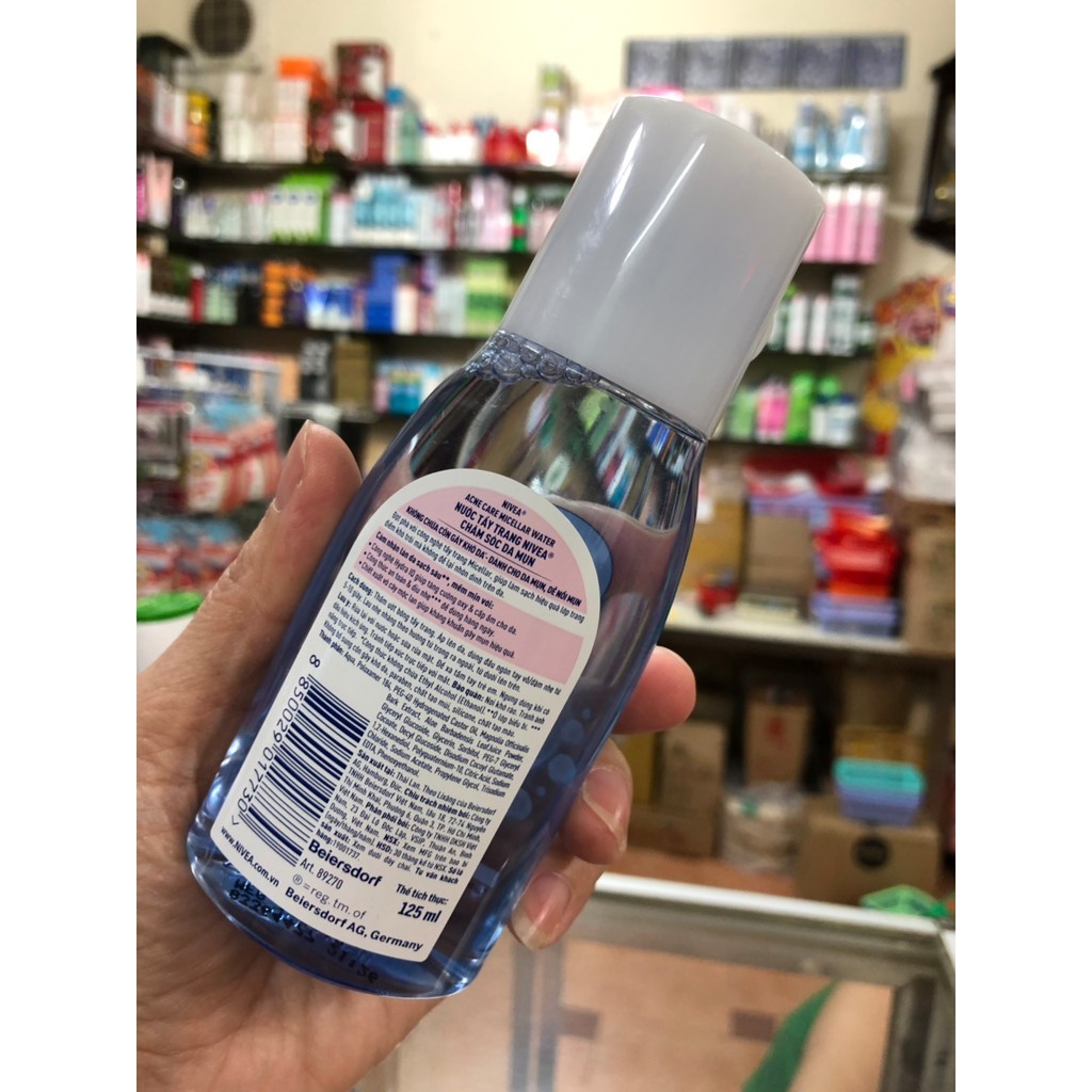 Nước tẩy trang Nivea Micellar Water 125ml - BẢN MỚI chai nhỏ | BigBuy360 - bigbuy360.vn