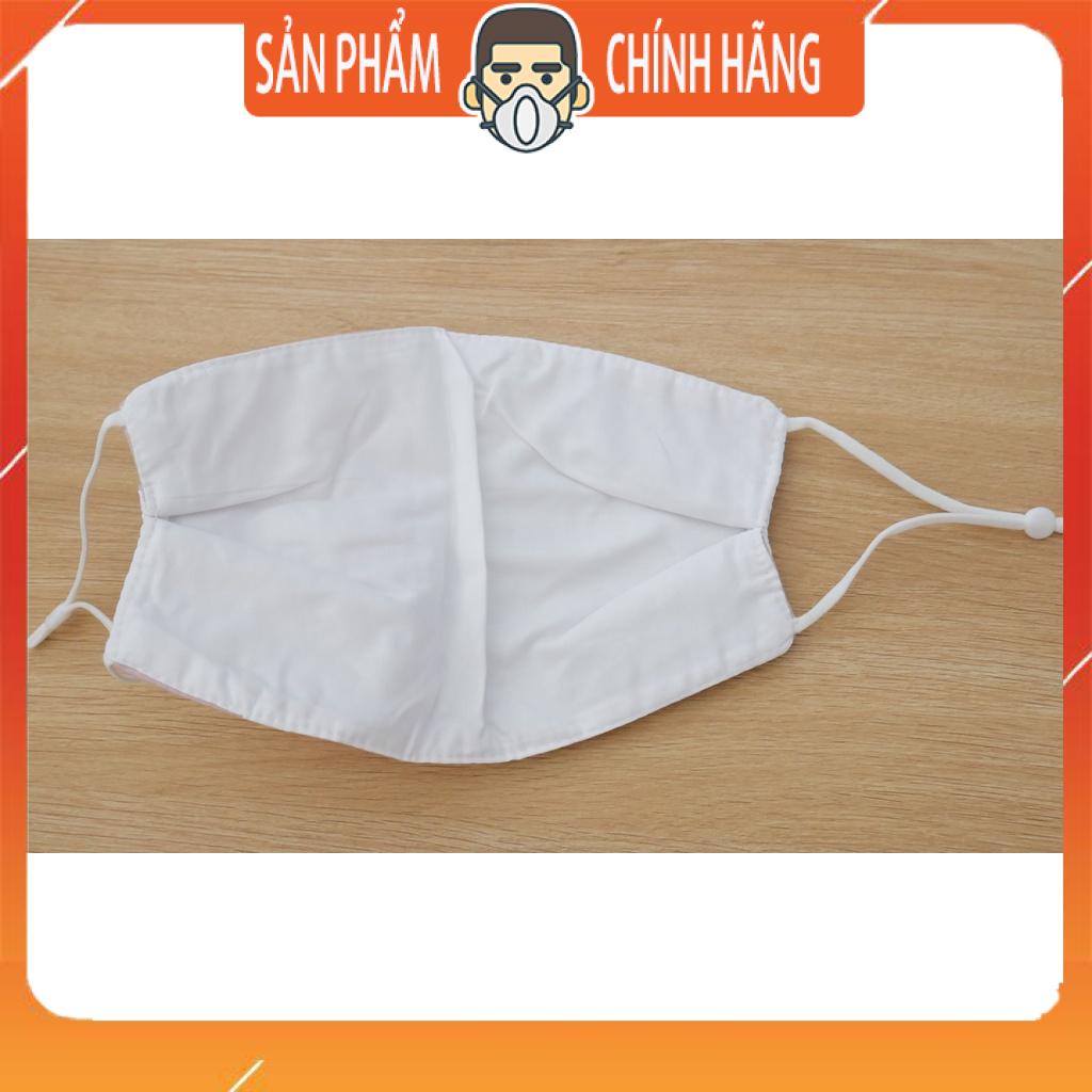 Khẩu trang vải mềm mịn to ôm mặt dành cho phụ nữ chống nắng UV đẹp lắm