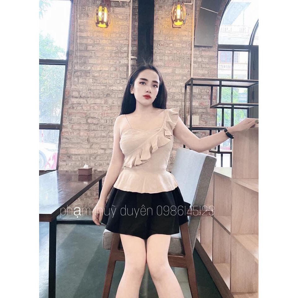 Áo Kiểu Borip Một Dây Bên Bèo Một Bên Phong Cách Hiện Đại Sexy TTSLA0277