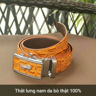 Thắt lưng nam da bò thật 100%