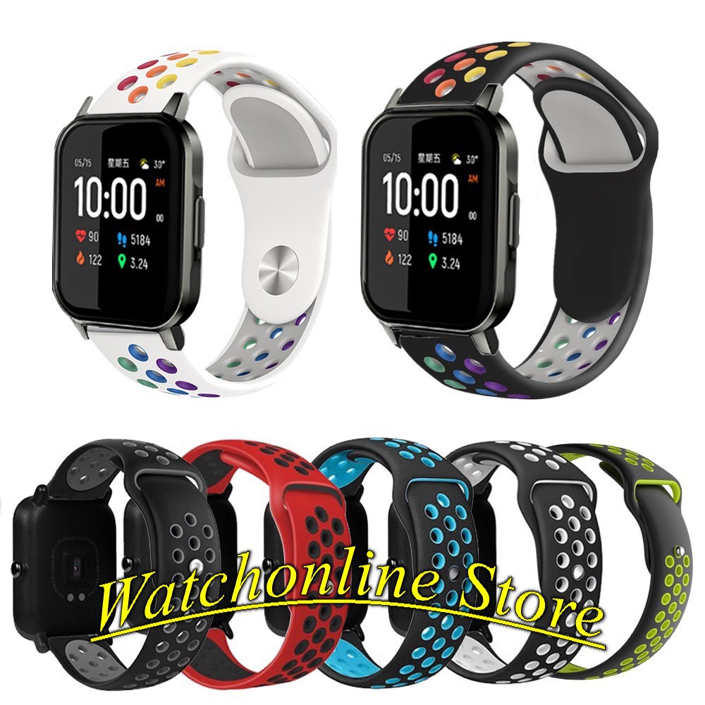 Dây đeo Nike cho đồng hồ Xiaomi Haylou LS02/ Amazfit Gts 2 / Ticwatch Ls02 / Comi P8 / Gtr 42mm