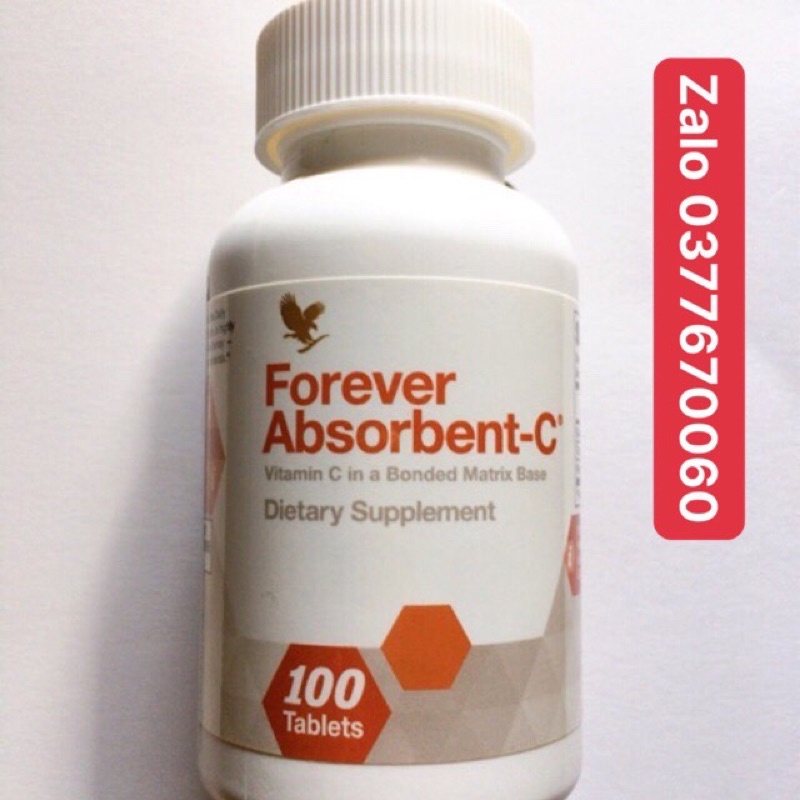 [GIÁ RẺ] Viên Vitamin C Lô Hội Forever Absorbent_C #048Flp. 100 viên/lọ