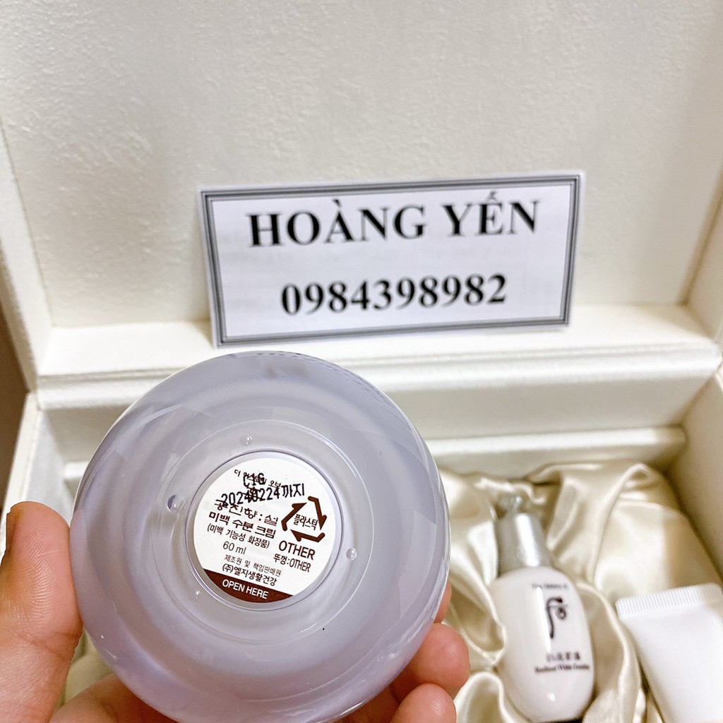 [TACH SET-DATE 2024] Kem dưỡng trắng Whoo Radiant White Moisture Cream 60ml