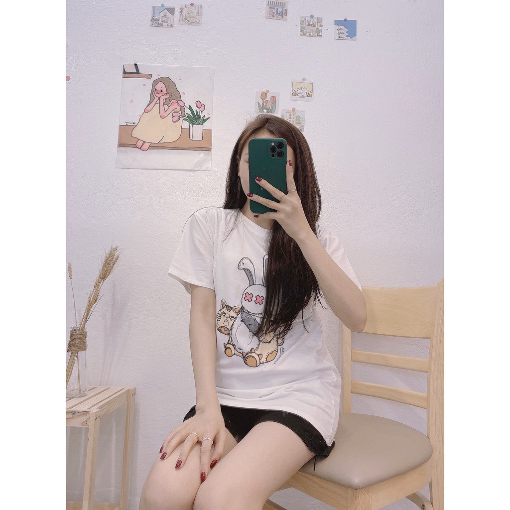 Áo Thun Tay Lỡ Form Rộng Free Size Cotton Hàng Loại 1 Free Ship, Thời Trang Nữ Hot Hit Áo Nữ Phong Cách, MN06 | BigBuy360 - bigbuy360.vn