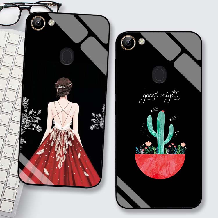 Ốp Lưng OPPO F7, F5, F5 Youth Lưng kính cường lực Sang Trọng, Sáng Bóng