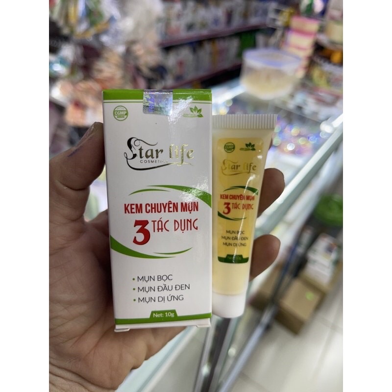 Kem chuyên mụn 3 tác dụng Star Life