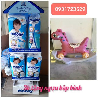 (Tặng quà khi mua 3b)Tã dán/ Tã quần Moony Nb90/S84/M58/ L44/XL38/XXL26