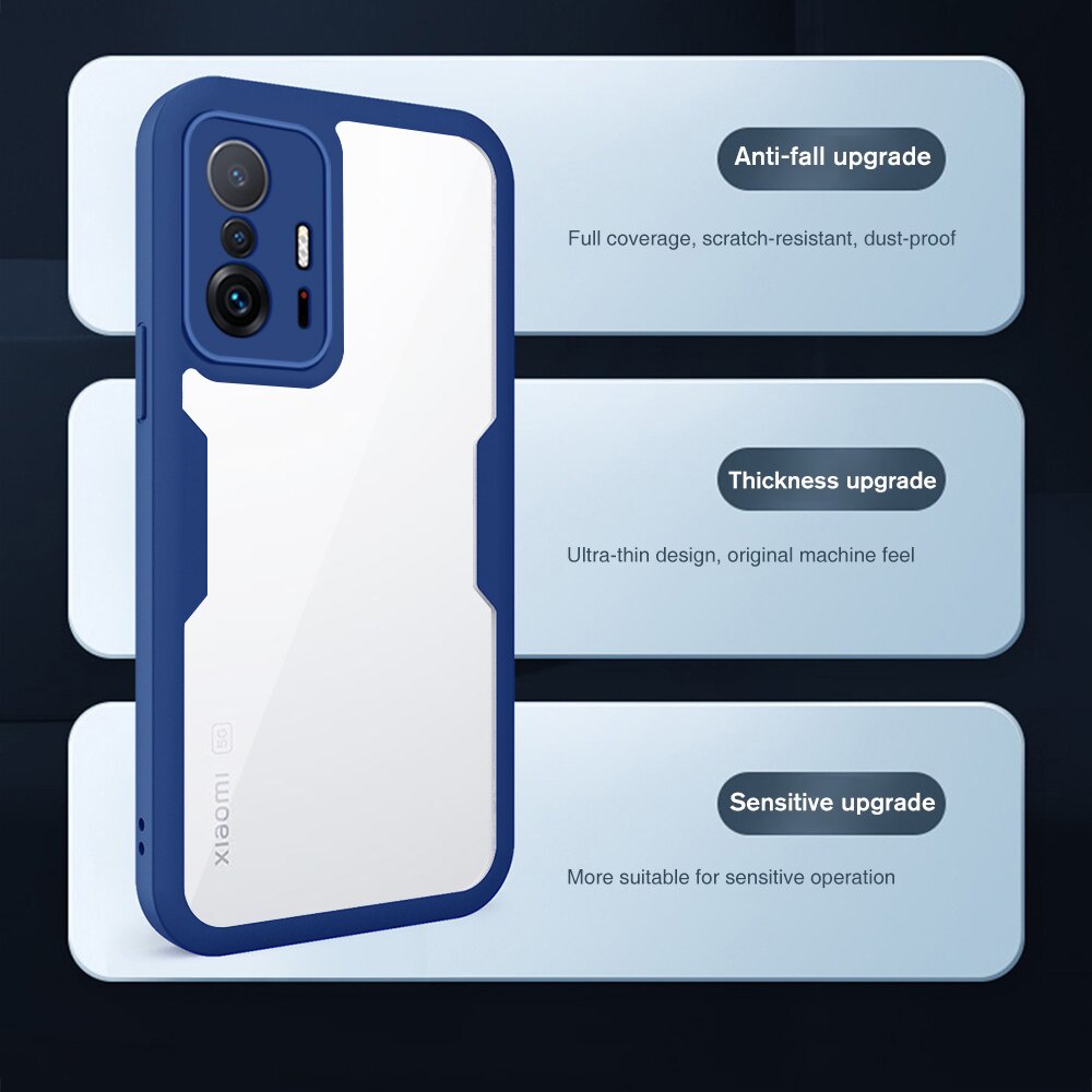 360°Full Cover Case For Xiaomi 11T Pro 6.67" Front Back Protective Cover For Xiaomi Mi 11TPro Xiamoi 11 T Pro Shockproof Shell