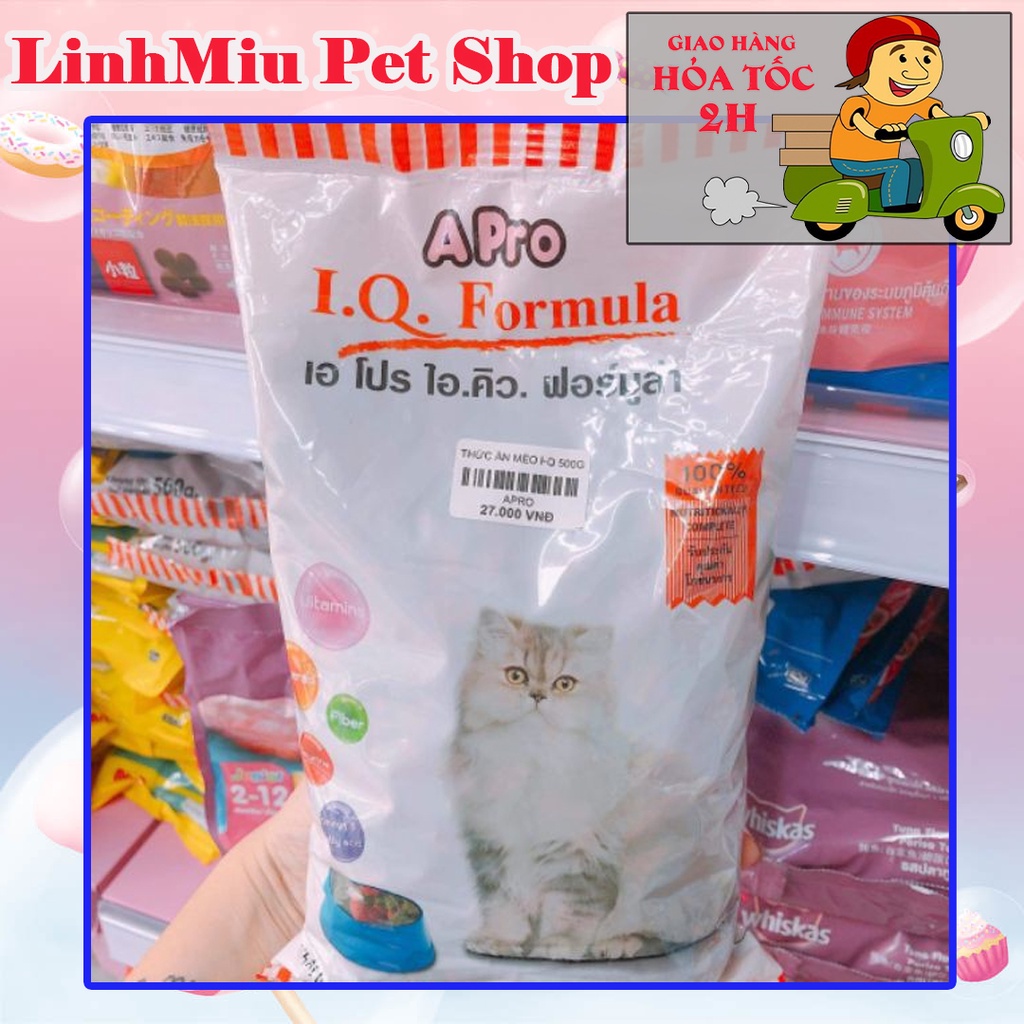 THỨC ĂN CHO MÈO Apro IQ Formula 500gr