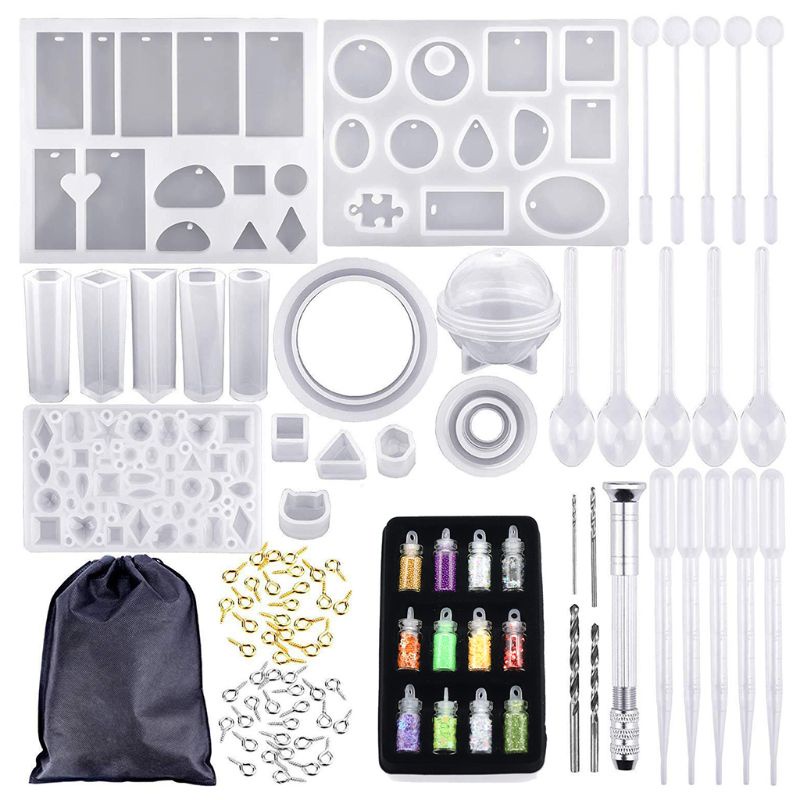Set 83 Khuôn Nhựa Làm Trang Sức Thủ Công