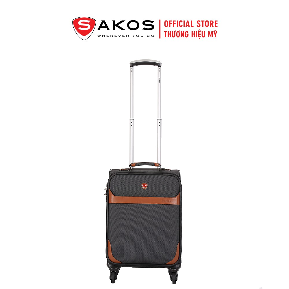 Vali vải du lịch phối da SAKOS HEMERA 5 (Size Cabin 56cm / 20inch TSA)