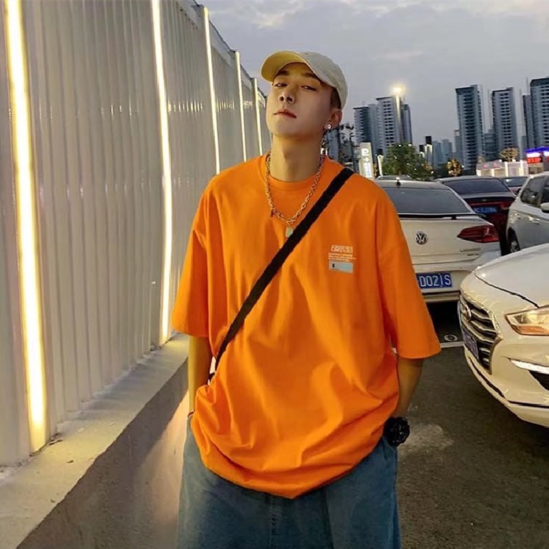 Áo Thun Tay Ngắn Dáng Rộng In Họa Tiết Thời Trang Mùa Hè Phong Cách Hàn Quốc Cho Nam Và Nữ Size M-5XL