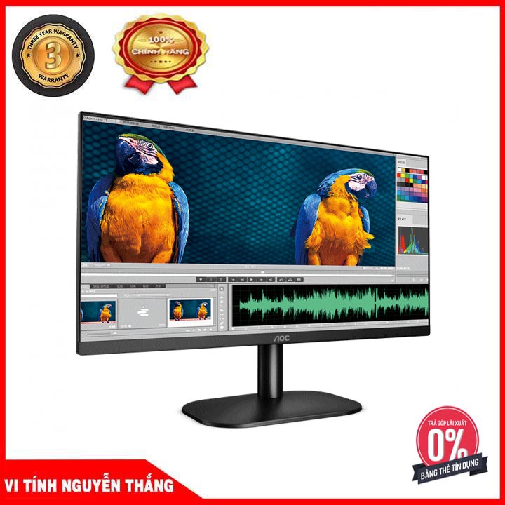 MÀN HÌNH MÁY TÍNH AOC 24B2XHM 23.8 INCH VA FHD NEW