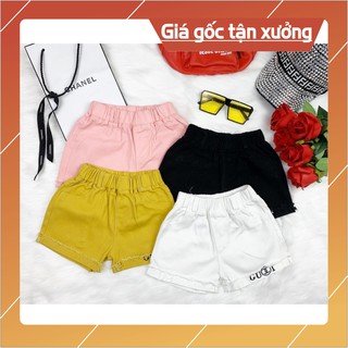 Quần Sooc Jean Cho Bé Gái (Size đại 18-32kg)